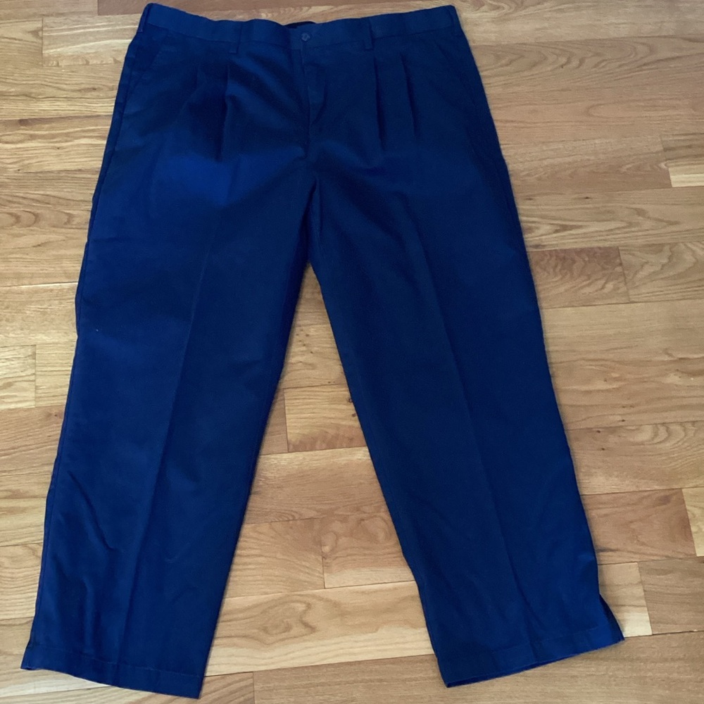 croft & barrow Men's Dark Blue Dress Pants